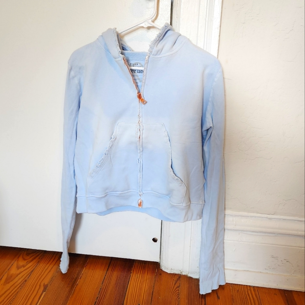 Frank and Eileen Tee Lab Short Zip Hoodie Sz M